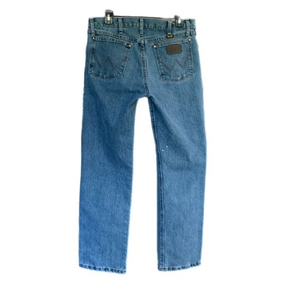 Wrangler Jeans Mens 33X32 Advanced Comfort Regular Fit Cowboy Work Casual - Picture 2 of 15